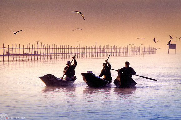 Lago Inle - Barche a remi