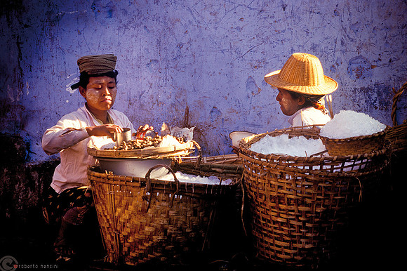 Yangon - Mercato del pesce