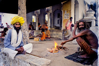 Sadhu al tempio