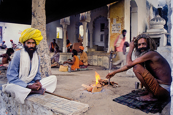 Sadhu al tempio