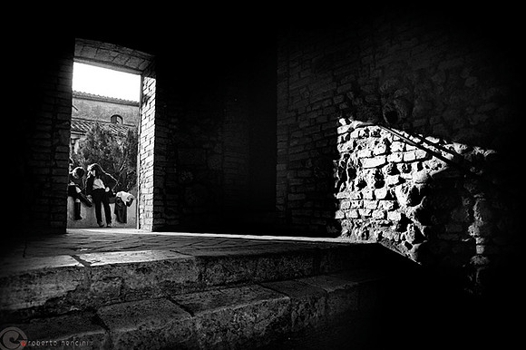 Monteriggioni - La scala