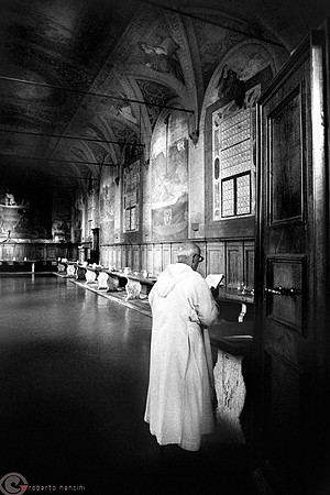 Abbazia di Monteoliveto Maggiore - La tavola sacra