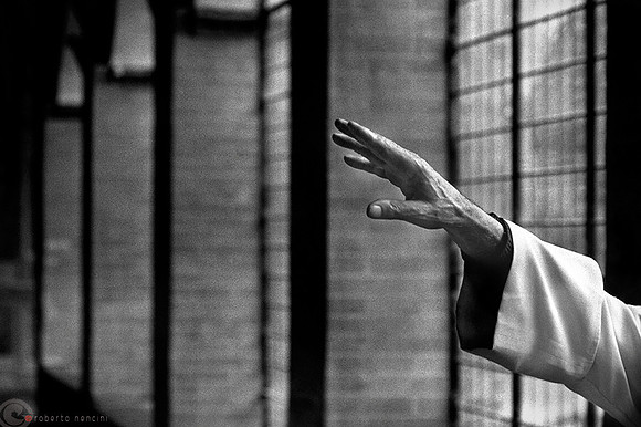 Abbazia di Monteoliveto Maggiore - La mano divina